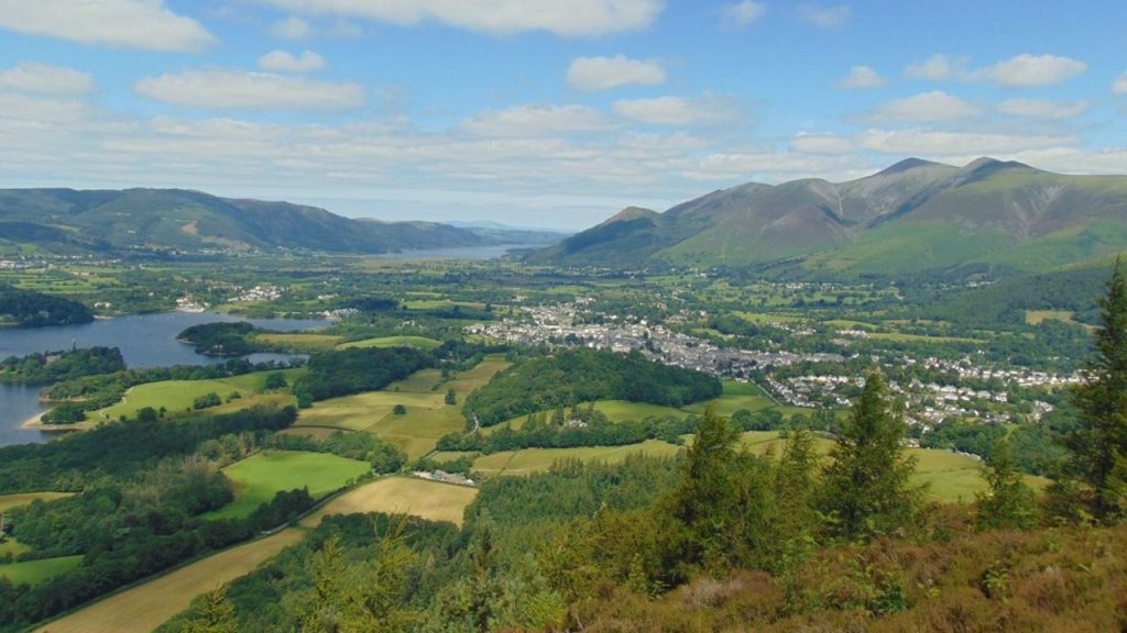 Walla Crag view from Keswick